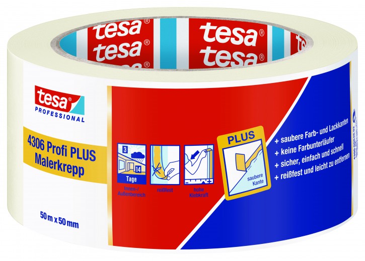 tesa® Professional 4306 Profi PLUS Beige - 50m x 50m